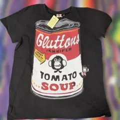 Gluttons JENNIFER トマトスープ Tシャツ ブラック Lのサムネイル