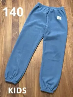 KIDS 裏地フリース コーデュロイ パンツ ブルー