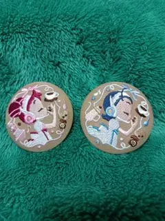 おジャ魔女ドレミちゃん刺繍バッジ2個セット