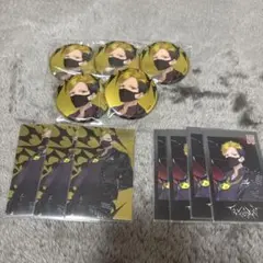 Crazy Raccoon CR REVIVE 缶バッジ カード わいわい