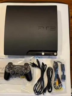 SONY PS3 チャコールブラック 本体　付属品完備　300GBアップグレード