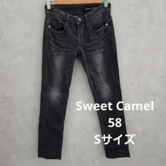 【美品】Sweet Camel ジーパン S 濃紺 スキニー 美シルエットのサムネイル
