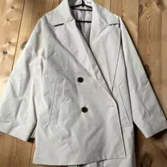 VIS 【撥水・花粉ガード】ミドル丈トレンチコート