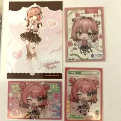 ミリプロ　虹深゜ぬふ　ブロマイド　カード　スナック