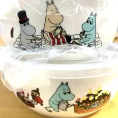 ムーミン 陶器 保存容器 2個セット