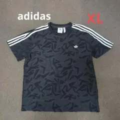 adidas プレミアムジャージ ブラック Tシャツ