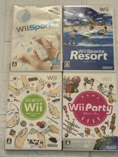 ⭐️24時間以内発送⭐️ Wiiソフトまとめ売り　4本セット　パーティ　スポーツ