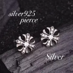 【 ga様 専用です♡】クロス ピアス 【シルバー／ブラック】2セットおまとめ✨