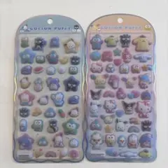 コットンパフィシール　サンリオセット