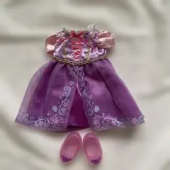 ディズニープリンセス　ラプンツェル　ドレス　靴　セット　ソラン　ぬいぐるみ