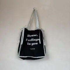 CLEVER ロゴ入り トートバッグ エコバッグ