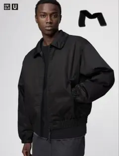 ⭐ほぼ新品❗⭐UNIQLO U パフテックショートブルゾン Ｍ 黒
