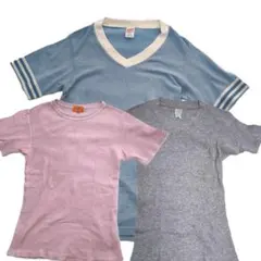 アメカジ 90s Tシャツ 3枚 セット USA製 ワッフル サーマル 古着のサムネイル