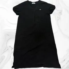 ラコステLACOSTE ギャザースリーブワンピース　パフスリーブ　ビームス別注