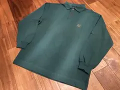 90s Christian Dior 長袖ポロ 伊製 緑