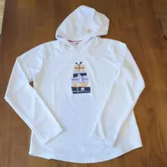 röche フード付きTシャツ L ホワイト