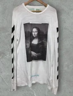 OFF WHITE オフホワイト モナリザ ロンT 長袖 Tシャツ 白　Mのサムネイル