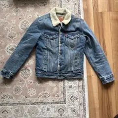 Levi's ボア襟付きデニムジャケット XS