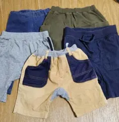 ハーフパンツ 5点セット