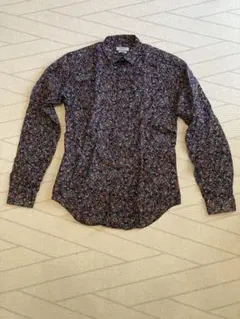 ZARA MAN 花柄スリムフィット長袖シャツ　Sサイズ