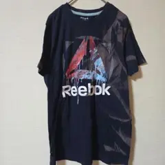 Reebok ネイビー Tシャツ 14/16 XL