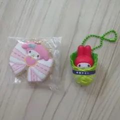 サンリオ マイメロ キーホルダー 2点セット　クッキーチャームコット2