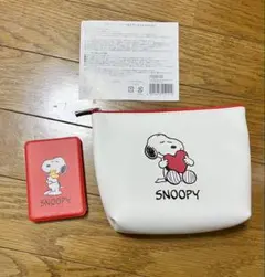 スヌーピー ポーチ ミラー