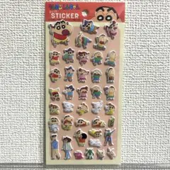 ★即購入OK★ クレヨンしんちゃん ぷっくりステッカー シール2枚セット　セリア