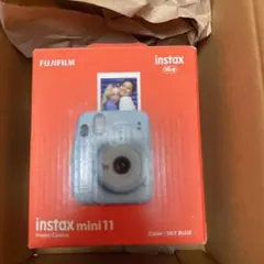 FUJIFILM instax mini 11 SKY BLUE 本体