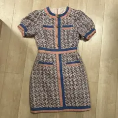 ツイードワンピース