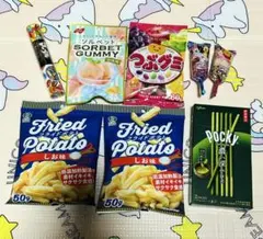 과자 세트 포키 감자 튀김 대리석 초콜렛 구미 사탕