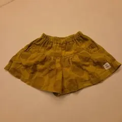 TINY TREASURE マスタード ショートパンツ90cm
