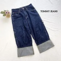 トミージーンズ デニムパンツ ロールアップ インディゴ ストレート 29のサムネイル
