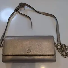 MICHAEL KORS　長財布ショルダーバッグ ゴールド