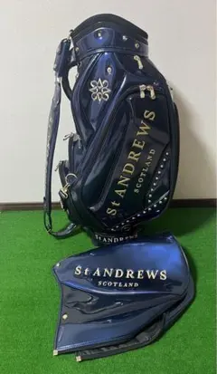 St Andrews セントアンドリュース ゴルフキャディバッグ 大型 青 St Andrews ゴルフキャディバッグ 大型 青 - メルカリ