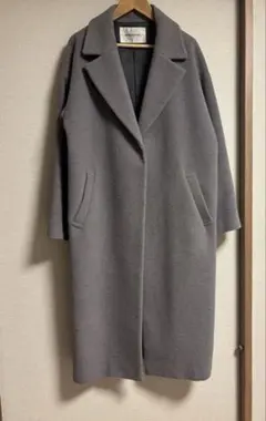 ナチュラルビューティーベーシック　オーバーチェスターコート　M チャコール