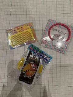 ［未開封］コンビニ　ノベルティ3点　シナモロール、おぱんちゅうさぎ、キョロちゃんのサムネイル