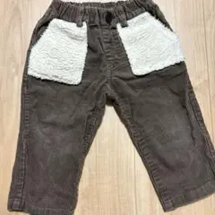 SHIPS KIDS⭐︎コーデュロイ　ボア付きパンツ