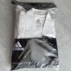 130サイズ　adidas フルコンタクト空手着 ホワイト
