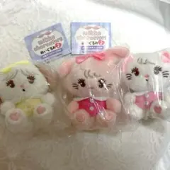 【mikko characters】ぬいぐるみ2 ムース＆スフレ＆キャミー