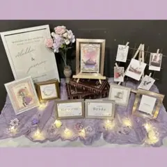 ラプンツェル風　ウェルカムスペース　ミールヘーデン　テーブルランナー付き