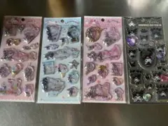 サンリオ　シールセット キラキラカプセルシール　キラキララインストンシール4枚