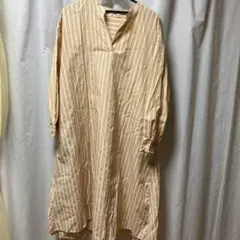 SHOO・LA・RUE ストライプ柄 シャツワンピース
