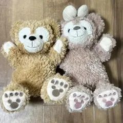 ディズニー公式　ダッフィー&シェリーメイ　ハンドパペット