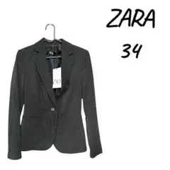 『新品』ZARA ドット柄 テーラードジャケット 34♡定価5,990円