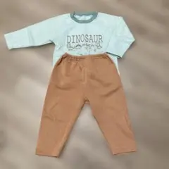 恐竜プリント ベビーパジャマ 90サイズ