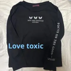 Love toxic 長袖Ｔシャツ　ブラック　S