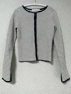 moussy ボーダーカーディガン