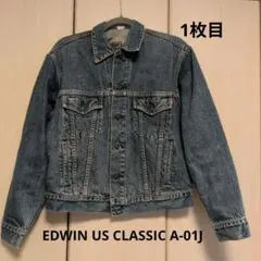 レトロ古着 ELJOHN デニムジャケット Gジャン - メルカリ