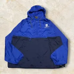 HARRITON ハリトン 企業ロゴ US古着 ナイロン アノラック メンズXL